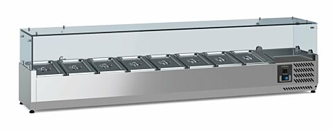 ecoFrost Aufsatzkühlvitrine für 8x 1/3 GN