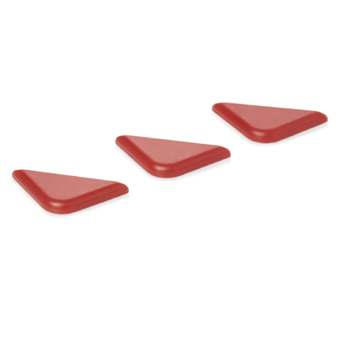 HACCP Markierungsclips Set GN 89, rot, Set á 50 Stück