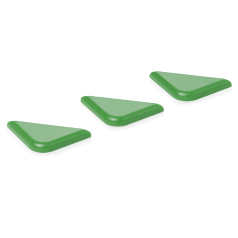 HACCP Markierungsclips Set GN 89, grün, Set á 50 Stück