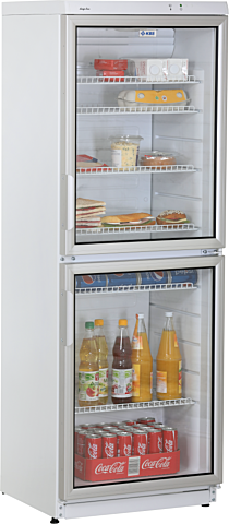 Glastürkühlschrank CD 350-2, 600x600x1730 mm