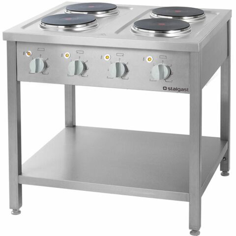 Elektroherd Serie 700 - 4 Platten à 2,6 kW, 800 x 700 x 850 mm (BxTxH)
