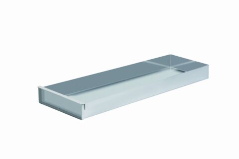 SCHNEIDER Schnittkuchenblech aus Aluminium, 580 x 200 x 50 mm