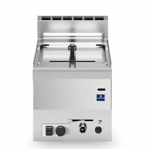 MASTRO Gas-Fritteuse, 8 Liter 6,8kW, 300x600x300mm