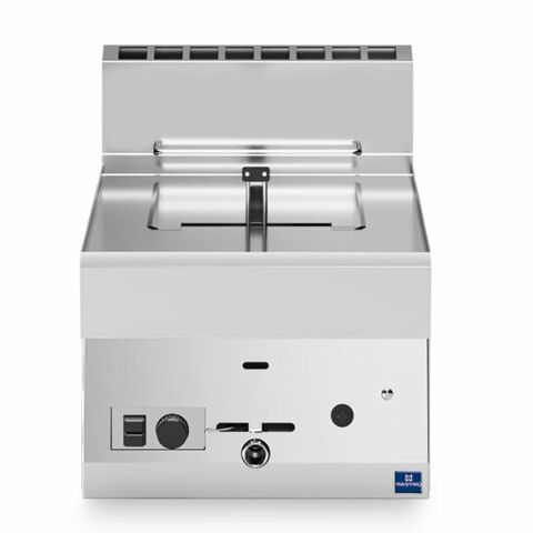 MASTRO Gas-Fritteuse, 8 Liter kW 6,8, 400x650x300mm