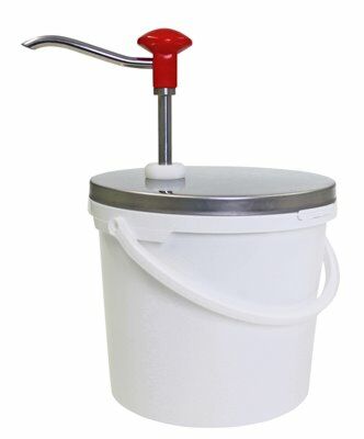 Schneider Profi Saucendispenser Dosierspender Druckknopf 5 Liter-Gastro-Germany