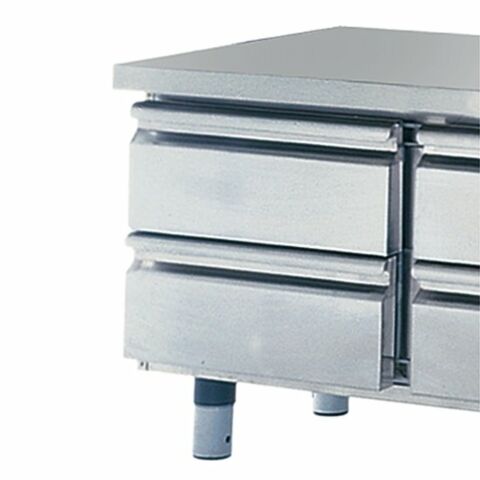 MASTRO Schubladenkit 2x 1/2 für Kühltische 700 mm, H=100 mm