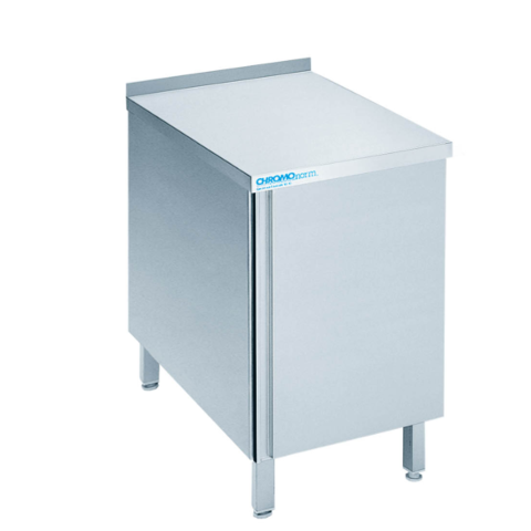 CHROMOnorn Arbeitsschrank mit Flügeltür und Aufkantung 600x700x850-900mm