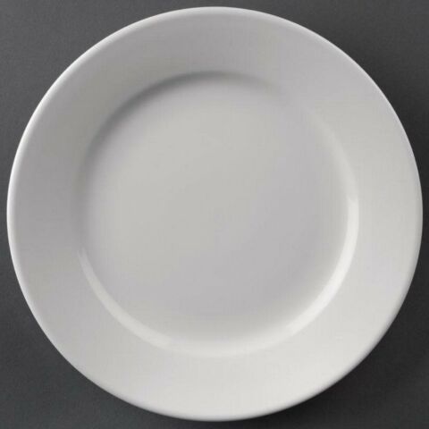 Athena Hotelware Teller mit breitem Rand 25,4cm (12 Stück)-Gastro-Germany