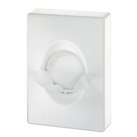 Spender für Hygienebeutel weiß, 9,8 x 2,5 x 13,6 cm-Gastro-Germany