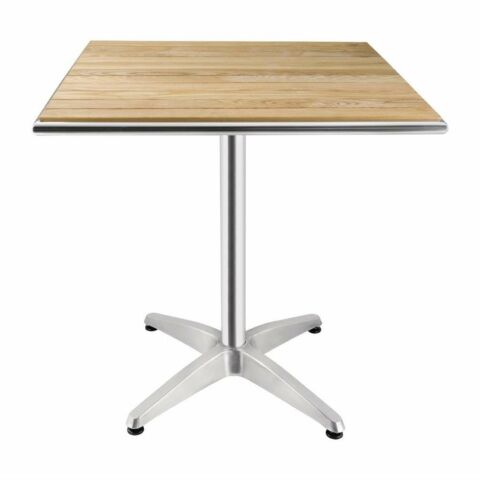 KRISTA Bistrotisch eckig 70x70 cm mit Alu-Gestell-Gastro-Germany