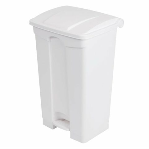 JANTEX Pedal Abfalleimer weiss 87 L