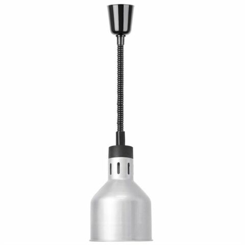 Buffalo ausziehbare Wärmelampe mit Silber-Finish, 250W, Kabellänge: 28-152cm