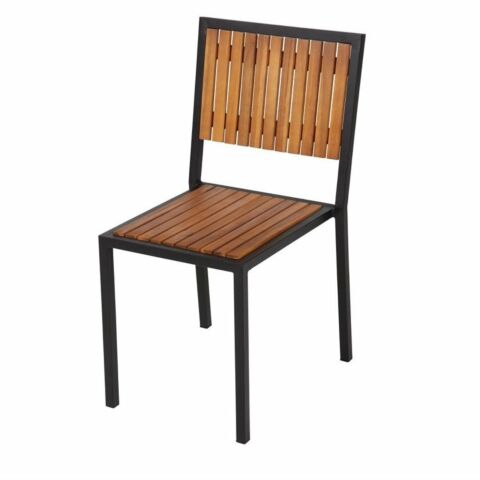Gastronomie Stuhl Holli Stahl- und Akazienholz, 45x53x86cm