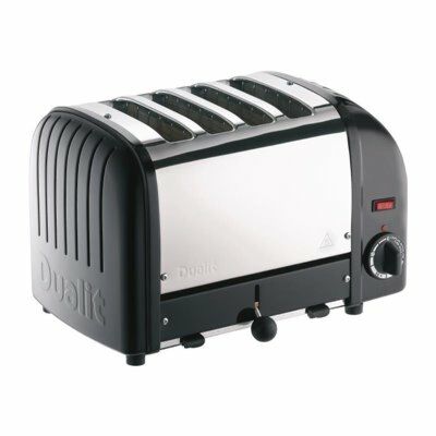 Dualit Toaster 40344 schwarz, 4 Scheiben Toaster-Gastro-Germany