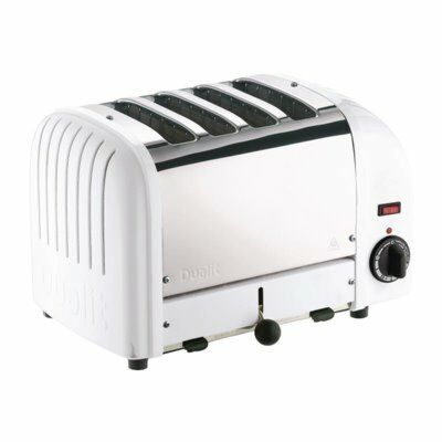 Dualit Toaster 40355 weiß, 4 Scheiben Toaster-Gastro-Germany
