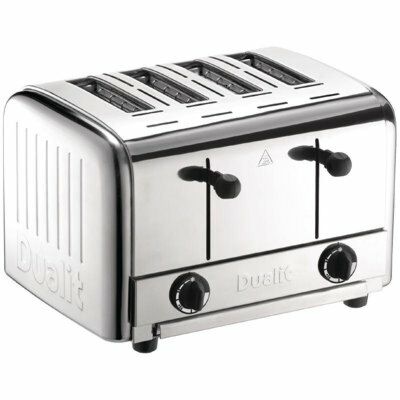 Dualit Toaster 49900 Edelstahl, 4 Scheiben Toaster-Gastro-Germany