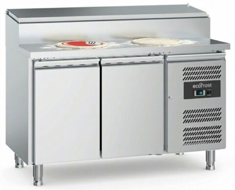 ecoFrost Edelstahl Saladette 2 Türen 6x 1/3GN Behälter