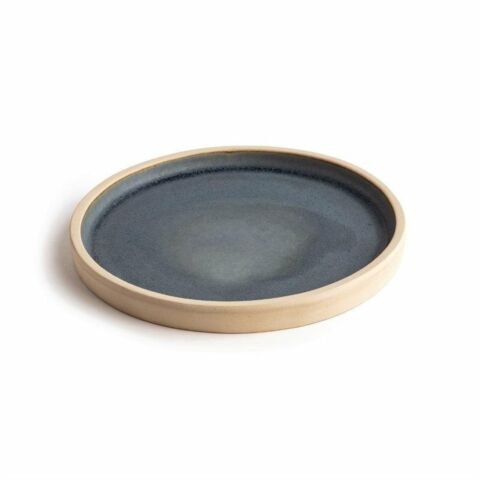 Olympia Canvas flacher runder Teller granit-blau Ø-18cm (6 Stück)