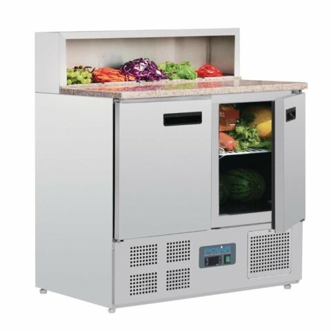 POLAR Pizzakühltisch 2-türig 288L