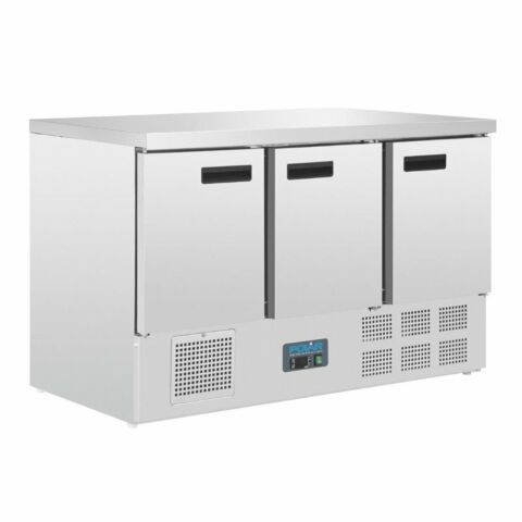 POLAR Kühltisch 3-türig 368 Liter - GN 1/1