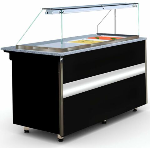IGLOO GASTROLINE 1.0 Bain-Marie Heiße Theke, 1000mm seitlich