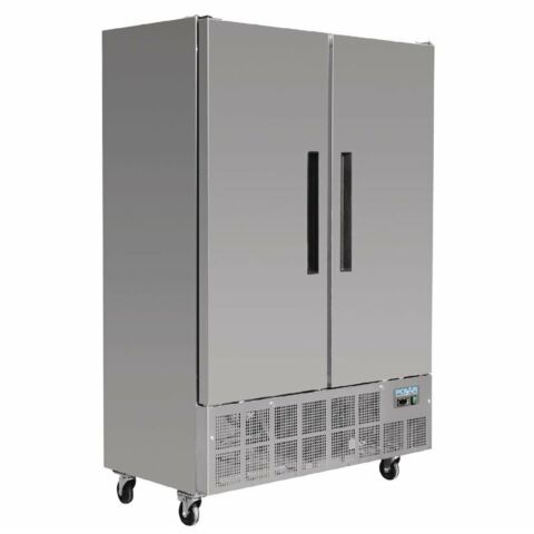 POLAR Slimline Gefrierschrank Edelstahl 960L