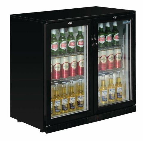POLAR Barkühlschrank mit 2 Klapptüren 208L