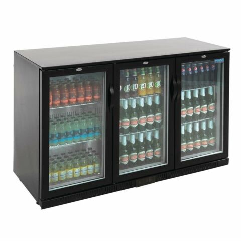 POLAR Barkühlschrank mit 3 Klapptüren 330L