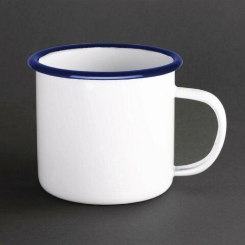 Olympia Enamel Henkelbecher 35cl (6 Stück)-Gastro-Germany