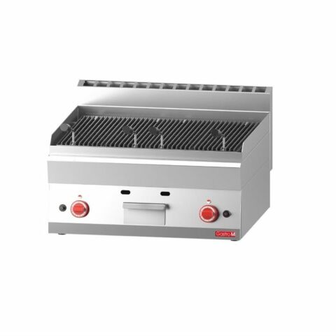 Gastro M Gas Lavasteingrill, 700x650x280mm, 11kW