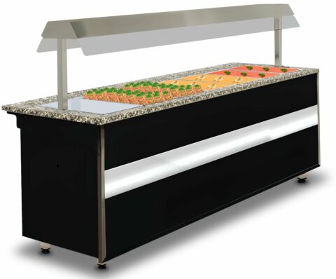 IGLOO Bainmarie Buffet Gastroline Open Bemar 1.5, Länge 1500 mm