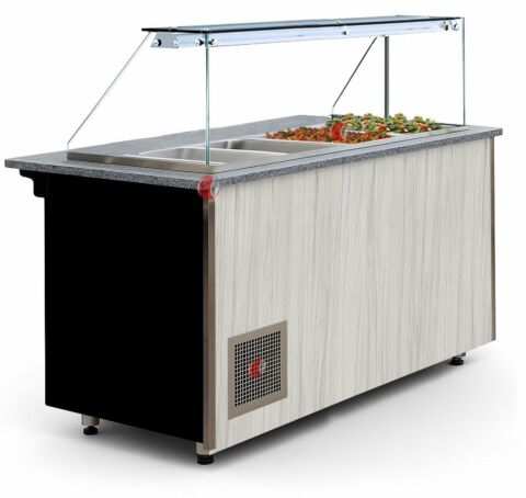 IGLOO Gastroline Kühltheke Salattheke ML07, Länge 1500mm