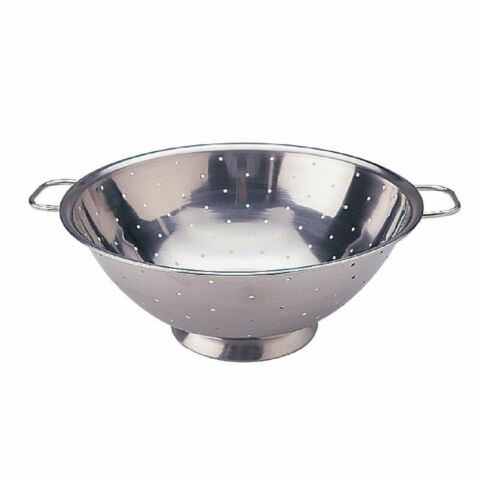 Vogue Gemüseseiher Edelstahl Durchmesser 25,5cm-Gastro-Germany