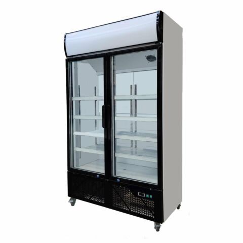 Skyrainbow Getränkekühlschrank 600 Liter mit Display & Glastür