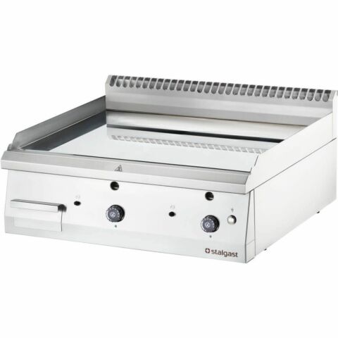 Gas-Griddleplatte, verchromt als Tischgerät, Serie 700 ND - glatt 800x700x250 mm