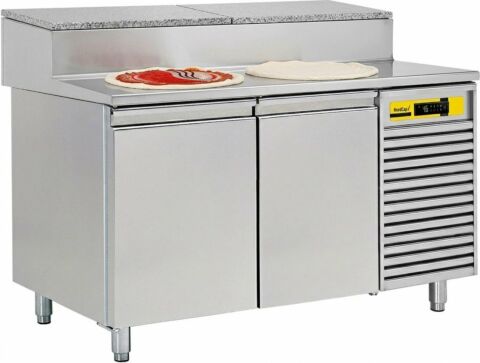 NORDCAP Pizza-Belegstation APKTM 2T, EN 600x400mm, Breite 1480mm
