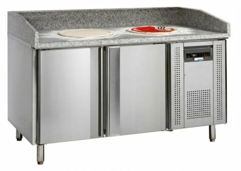 NordCap Pizzatisch PT1200 für EN 600x400mm, 2 Türen

