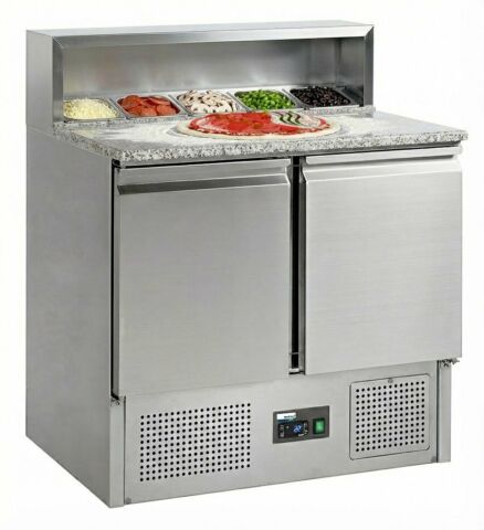 NordCap Pizzatisch PT 9 mit Granit, 5x GN 16
