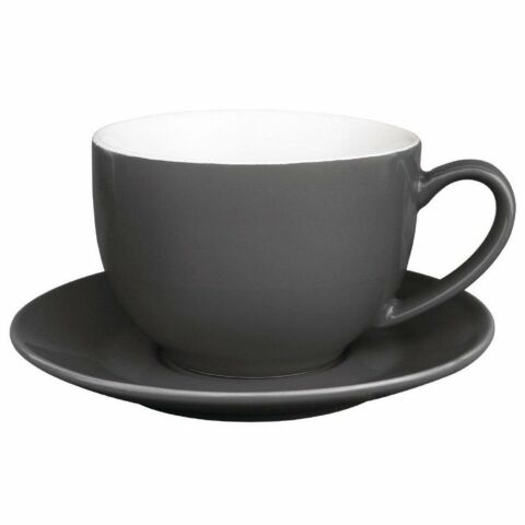 Olympia Cappuccinotasse grau 34cl (12 Stück)-Gastro-Germany