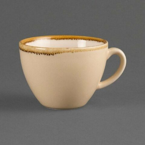 Olympia Kiln Cappuccinotasse Sandstein 230ml (6 Stück)-Gastro-Germany