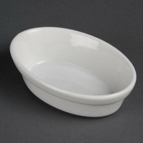 Olympia Whiteware ovale Schale 16cm (6 Stück)-Gastro-Germany