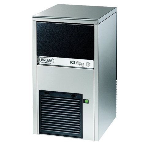 BREMA Eiswürfelbereiter wassergekühlt, 29kg/24h, Abmessung 390 x 460 x 690 mm
