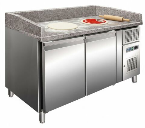 Pizzakühltisch 2600, 1510x800x1000 mm - EN 600x400
