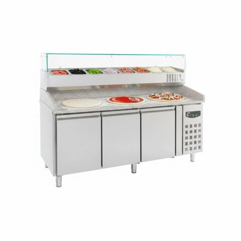 Pizzatisch Standard Line – 3 Türen, 580 Liter, Breite 2025mm
