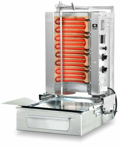 POTIS F E2 Elektro Gyrosgrill Dönergrill Kebabgrill 30 kg, Höhe 840 mm - Motor unten -