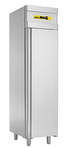 NORDCAP Umluft-Gewerbetiefkühlschrank TKU 280-SL CNS für GN 1/1