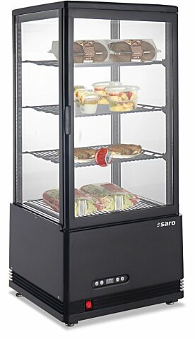 SARO Kühlvitrine SC 70 AV, schwarz