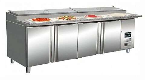 SARO Pizza Belegstation, Granitarbeitsplatte, 1/3 GN SH 2500mm