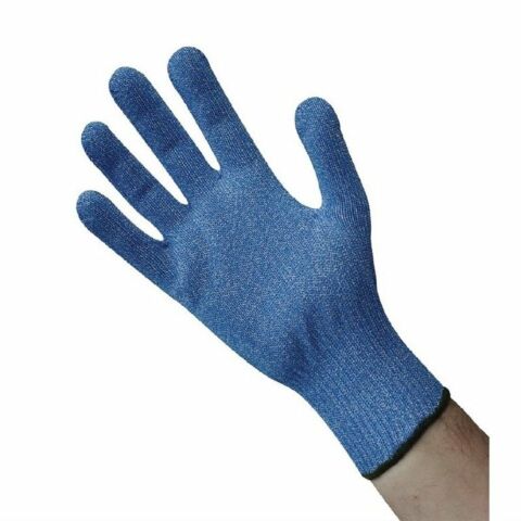 Schnittfester Handschuh blau