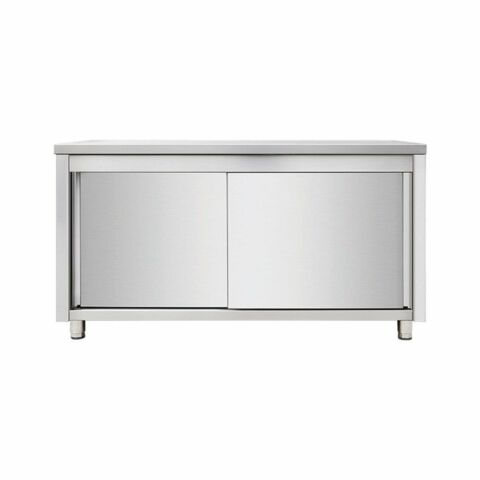 Edelstahl Arbeitsschrank Breite 1000×600 mm mit Schiebetüren